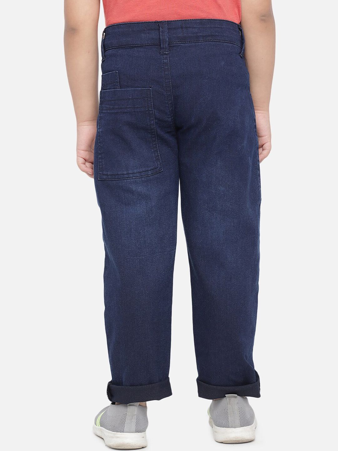 Kotty Boys Jean Regular-Fit Low Distress Light Fade Stretchable Jeans