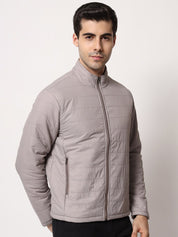 Kotty Men Grey Outdoor Padded Jacket