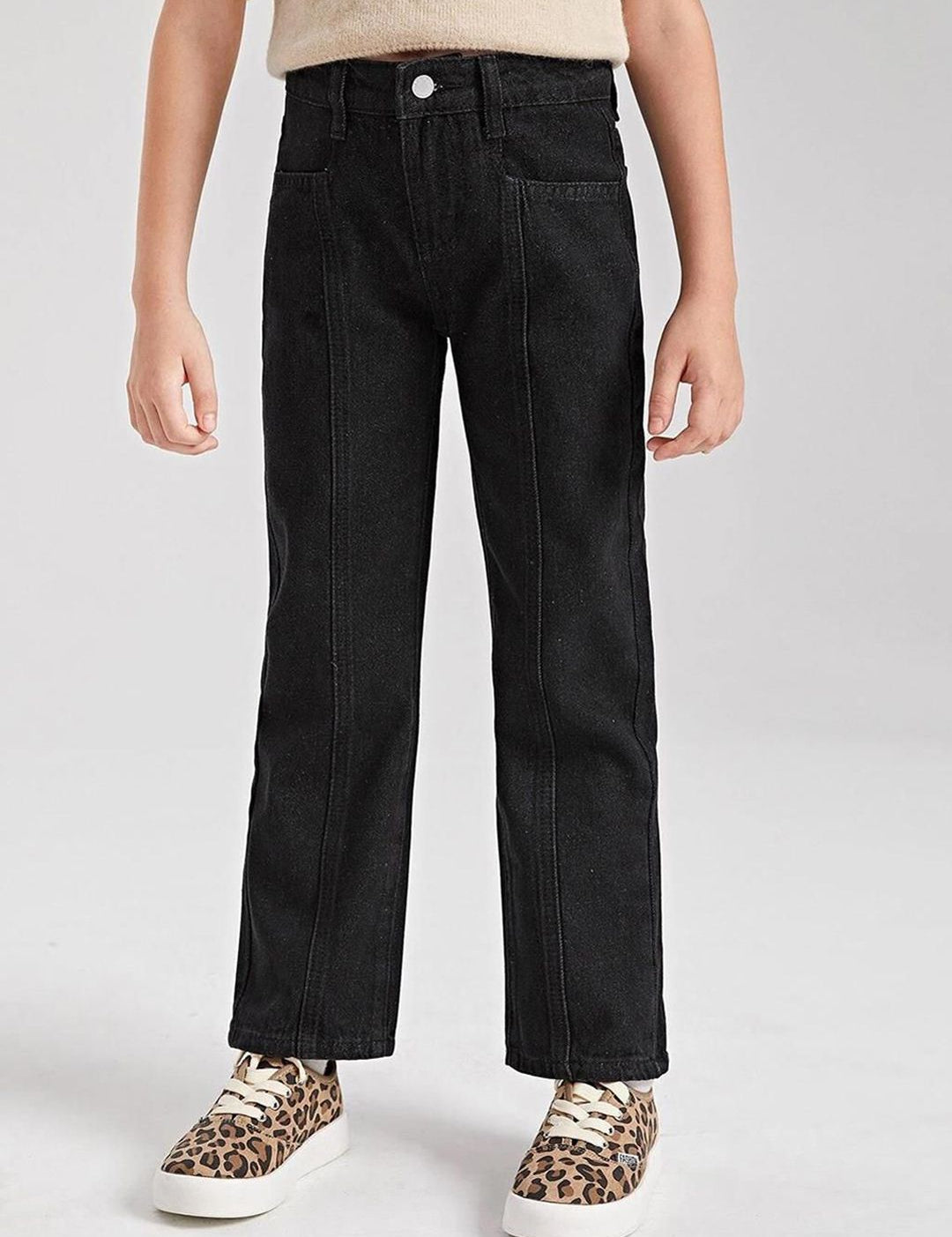 Kotty Girls Jean Mid-Rise Clean Look Stretchable Jeans