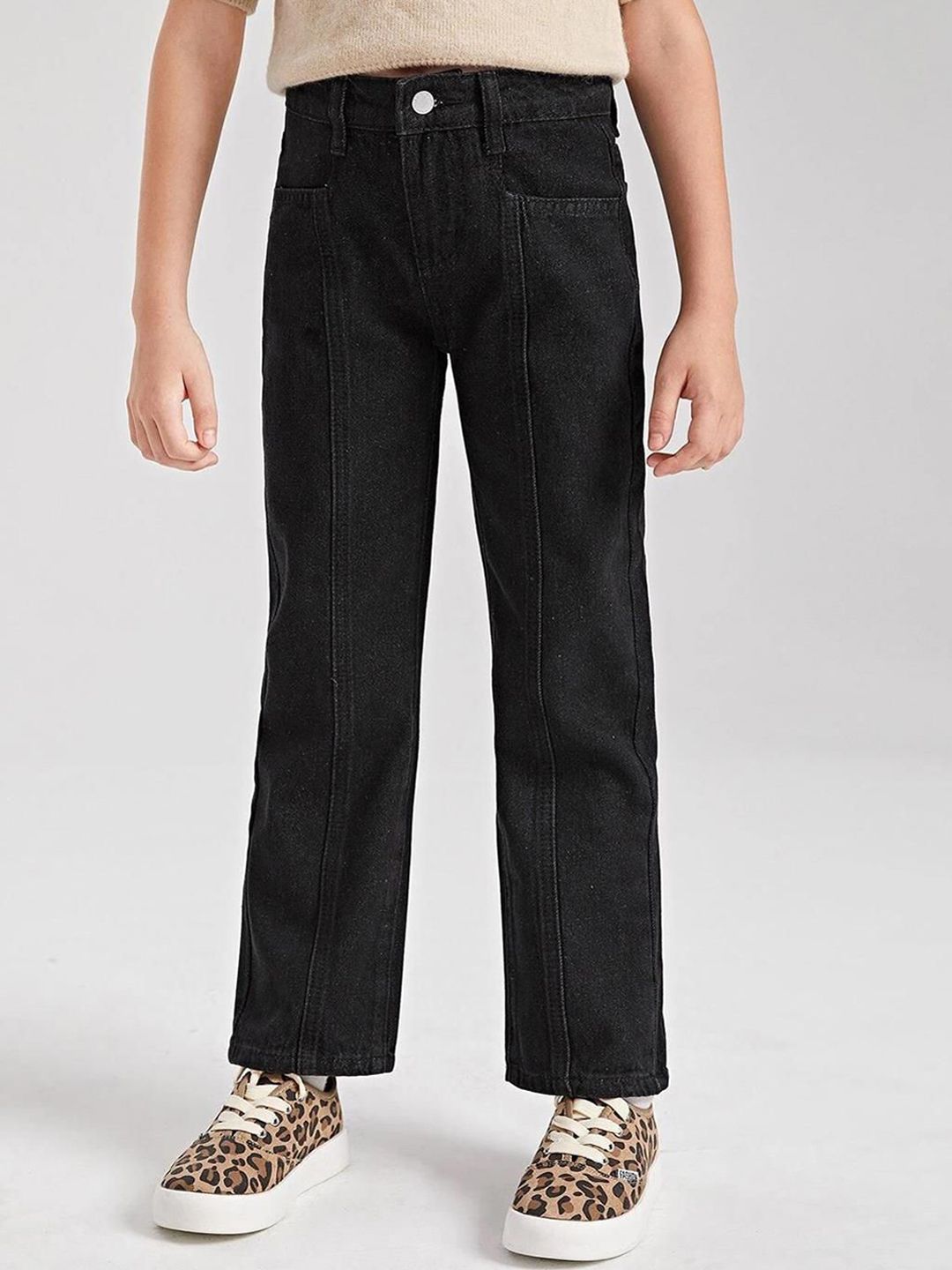 Kotty Girls Jean Mid-Rise Clean Look Stretchable Jeans