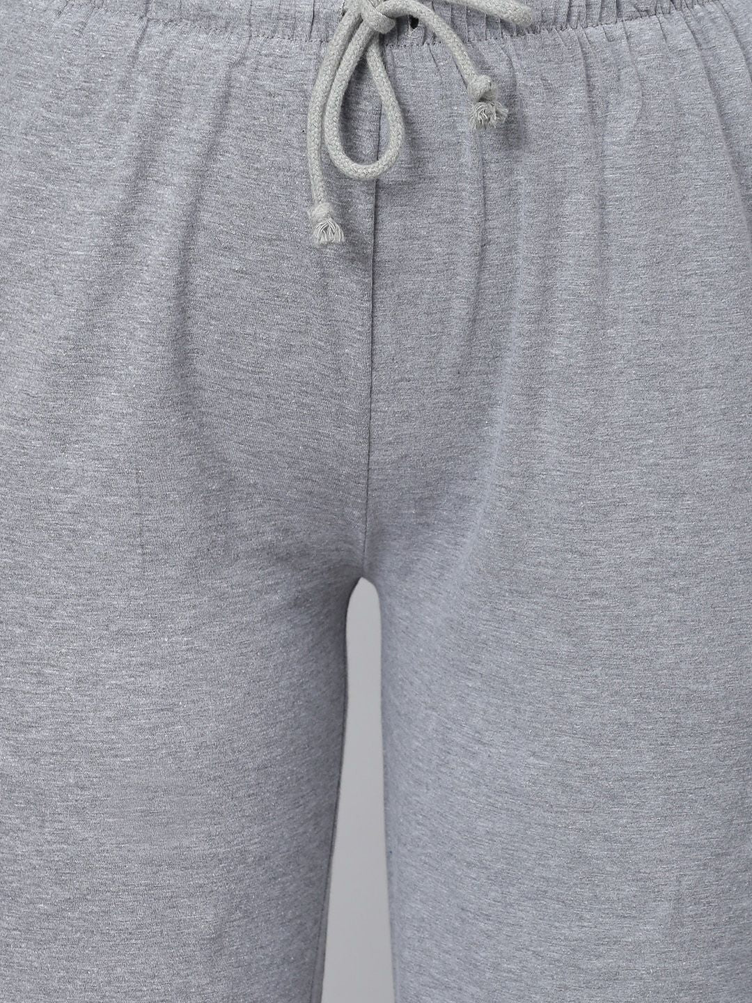 Kotty Women Grey Solid Straight-Fit Track Pants