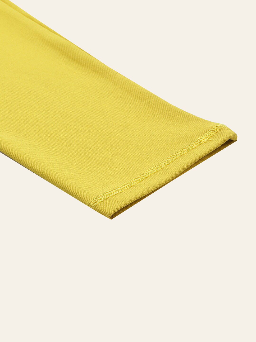 Kotty Women Lemon Yellow High-Rise Sports Bra & Tights