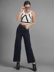 Kotty Women Pack Of 2 Flared High-Rise Dark Shade Stretchable Jeans