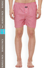 Kotty Men Pack of 2 Printed Low Rise Boxers KTT2PCMENSBOXERSET07