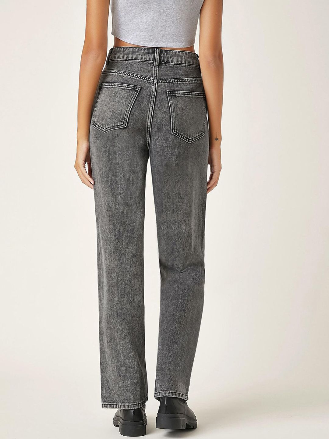 Kotty Women Pack of 2 Straight Fit High-Rise Stretchable Jeans