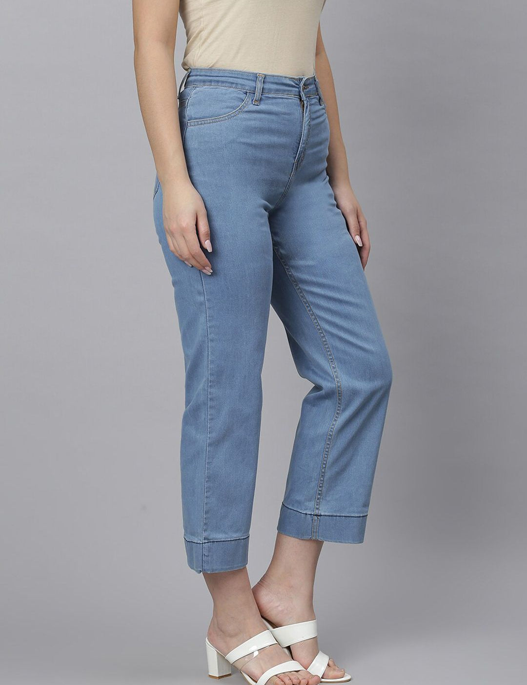 Kotty Women Blue Flared Jeans