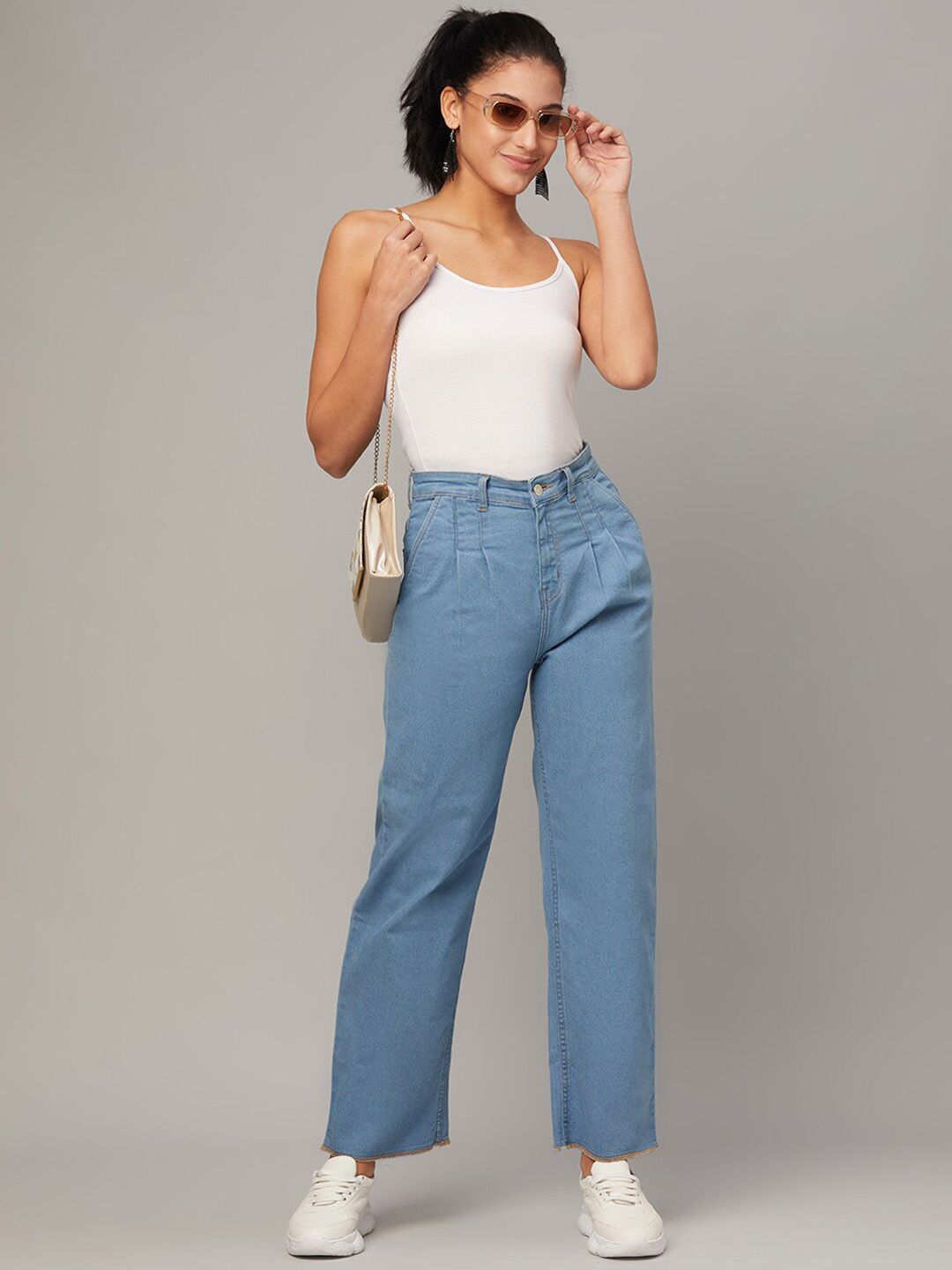 Kotty Women Jean Straight Fit High-Rise Jeans