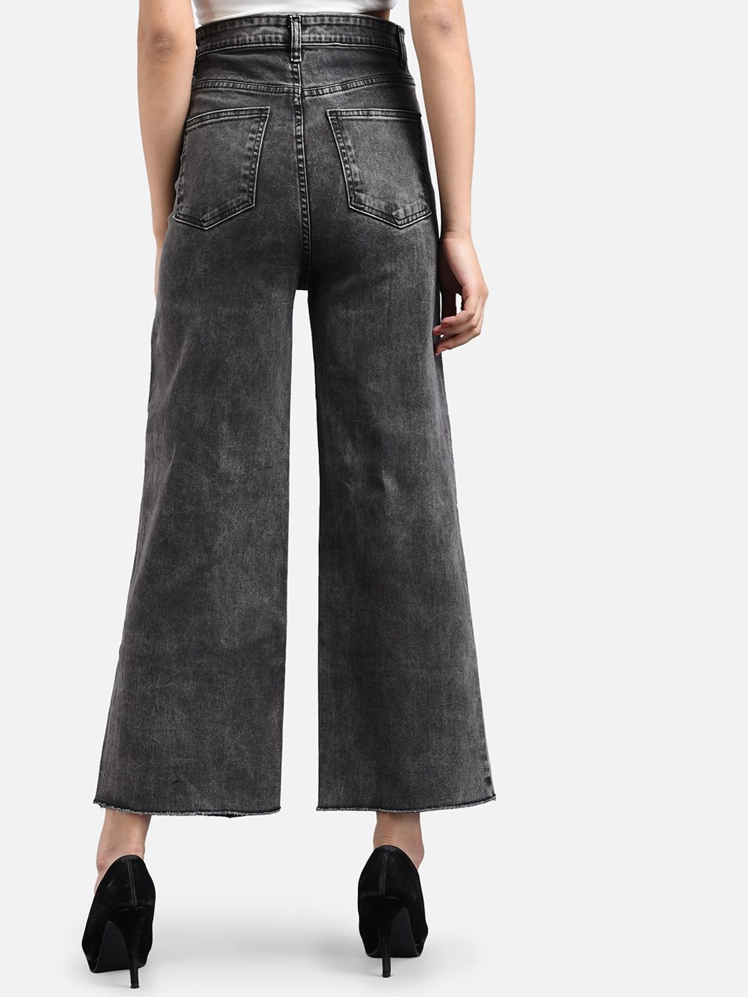 Kotty Women Pack Of 2 Jean Flared High-Rise Stretchable Jeans