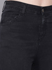 Kotty Women Blue Skinny Fit High-Rise Low Distress Jeans