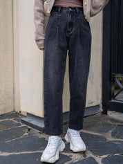 Kotty Women Straight Fit High-Rise Light Fade Stretchable Jeans