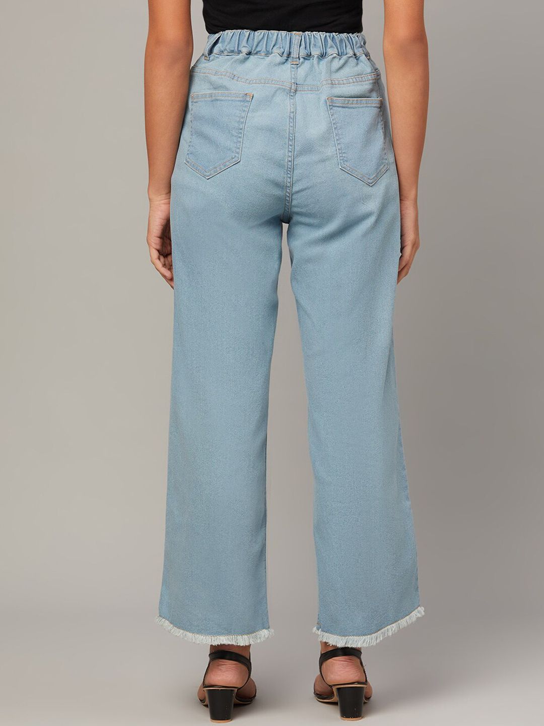 Kotty Women Jean Straight Fit High-Rise Stretchable Jeans