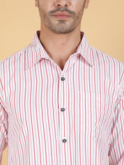 Kotty Men Relaxed Spread Collar Graphic Printed Casual Shirt