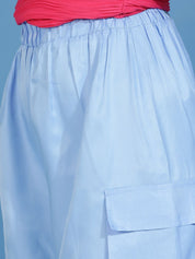 Kotty Women Regular Fit High Waist Cargos