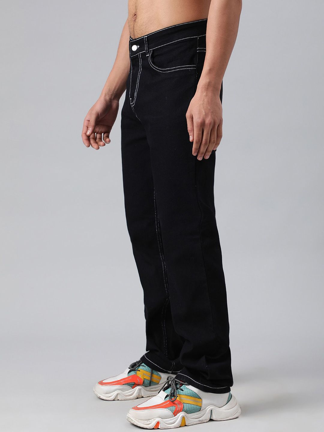 Kotty Men Regular Fit Low-Rise Stretchable Jeans