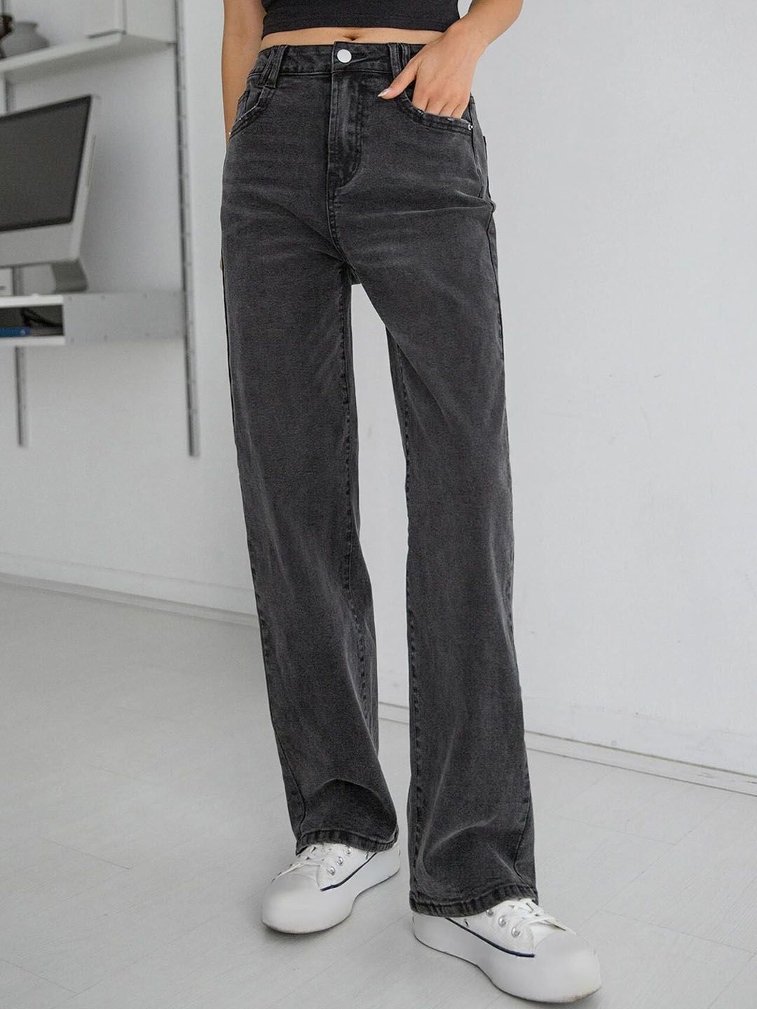 KOTTY Basics Women High-Rise Clean Look Stretchable Jeans