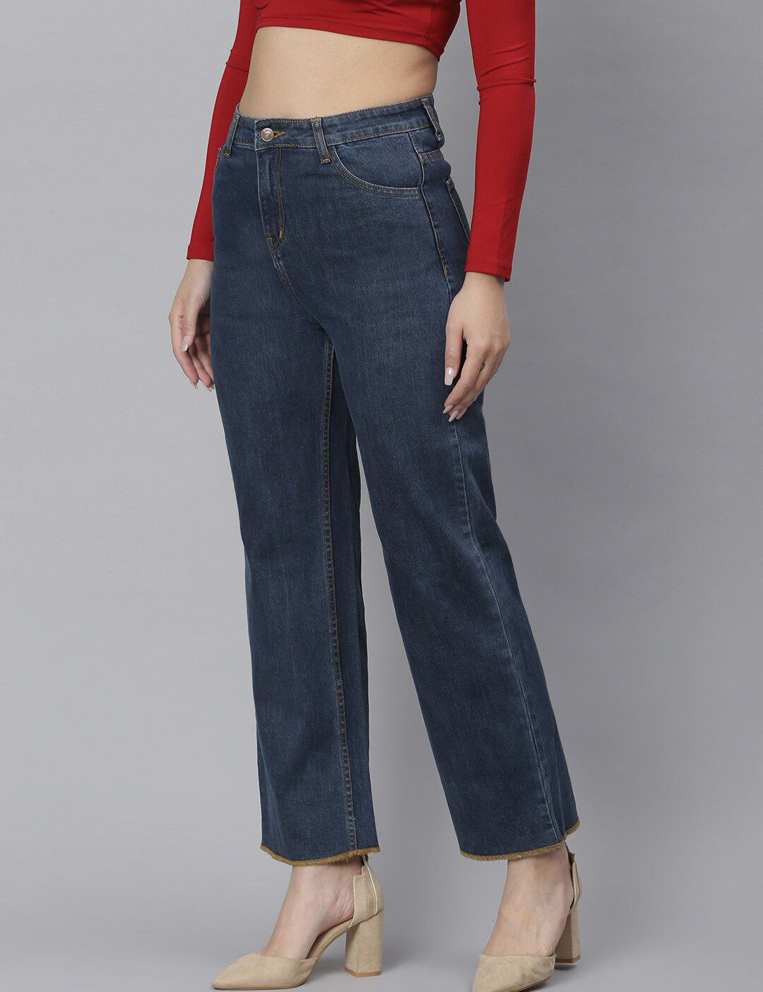 Kotty Women Blue Flared Jeans