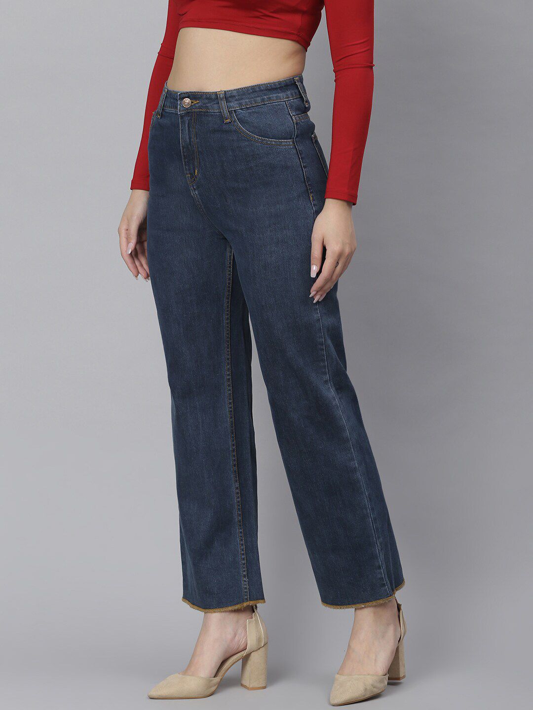 Kotty Women Blue Flared Jeans