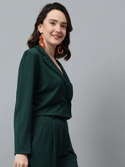KOTTY Basics Double Breasted Crop Blazer