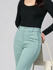 Kotty Scoop Neck Long Sleeves Thermal T-shirt With Trousers