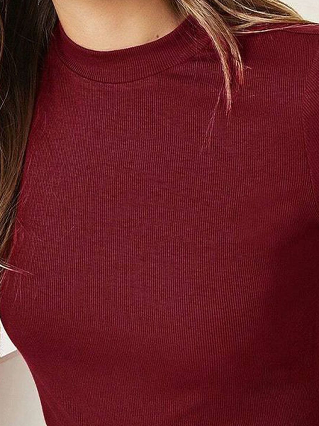 Kotty Women High Neck Short Sleeves Top