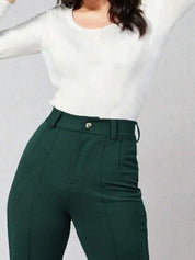 Kotty White and Green Long Sleeves T-Shirt with Trouser