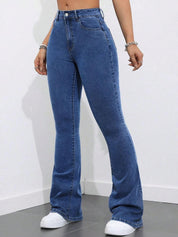 Kotty Women Bootcut High-Rise Stretchable Jeans