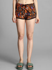 Kotty Women Animal Printed Regular Fit Low-Rise Hot Pants  Shorts