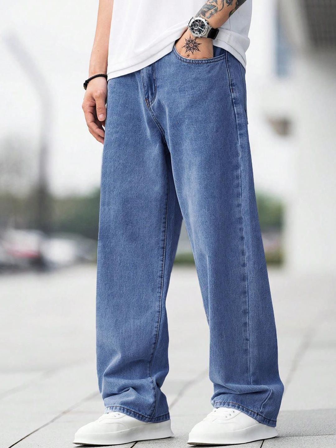Kotty Men Straight Fit Stretchable Jeans