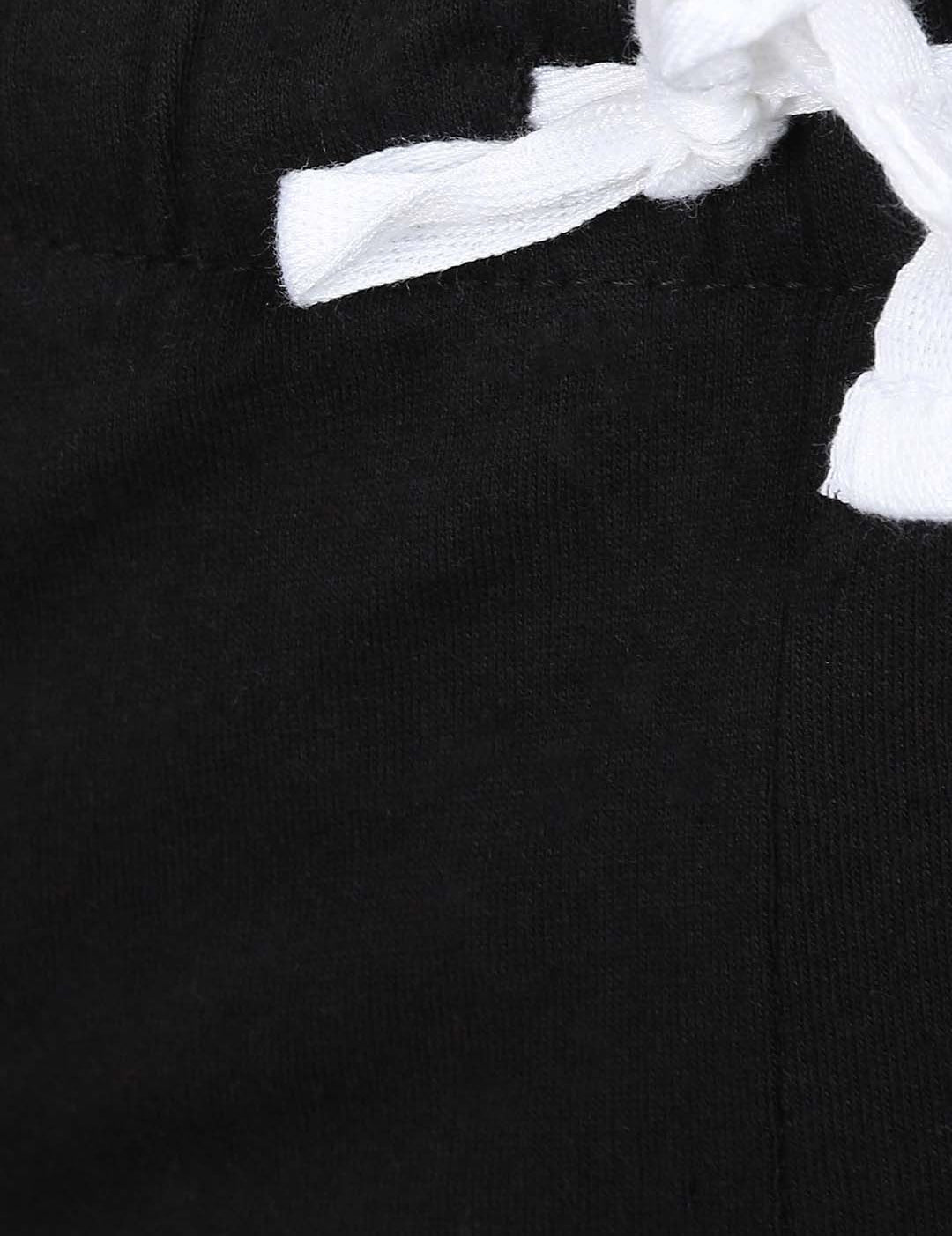 Kotty Women Black Solid Lounge Shorts KTTSLEEPSHORTS207