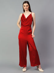 Kotty Cowl Neck Basic Jumpsuit