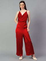 Kotty Cowl Neck Basic Jumpsuit