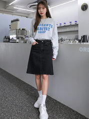 Kotty A-Line Denim Skirt