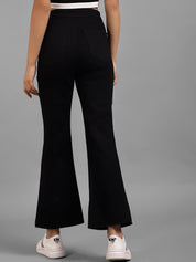 Kotty Women Pack Of 2 Cotton Jean Flared High-Rise Stretchable Jeans