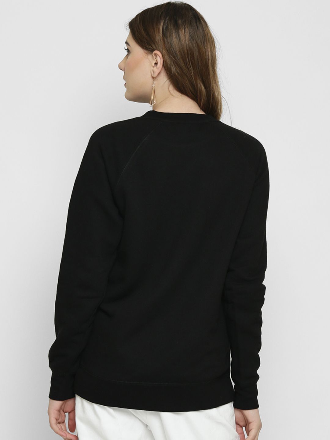 Kotty Women Black Printed Sweatshirt