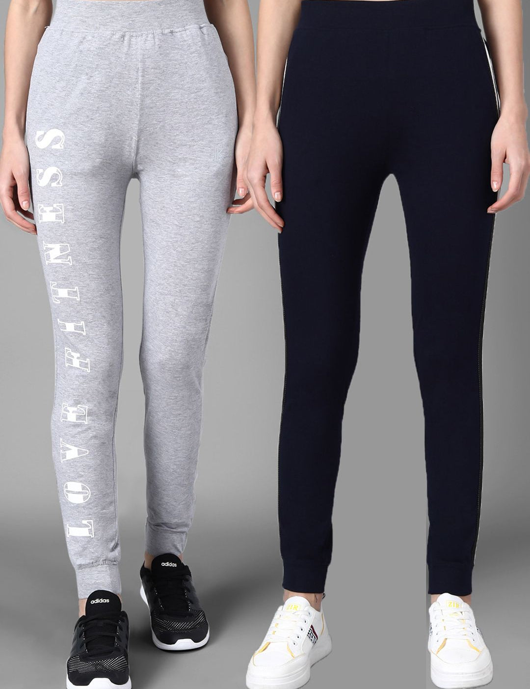 Kotty Women Pack of 2 Straight Fit Running Joggers