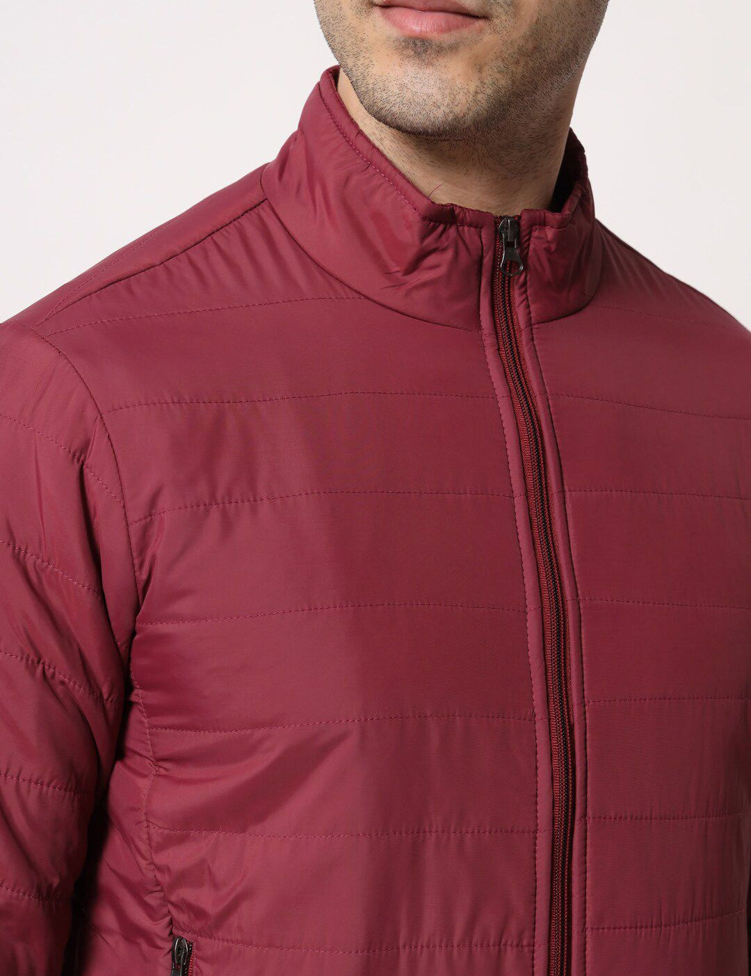 Kotty Men Maroon Outdoor Padded Jacket