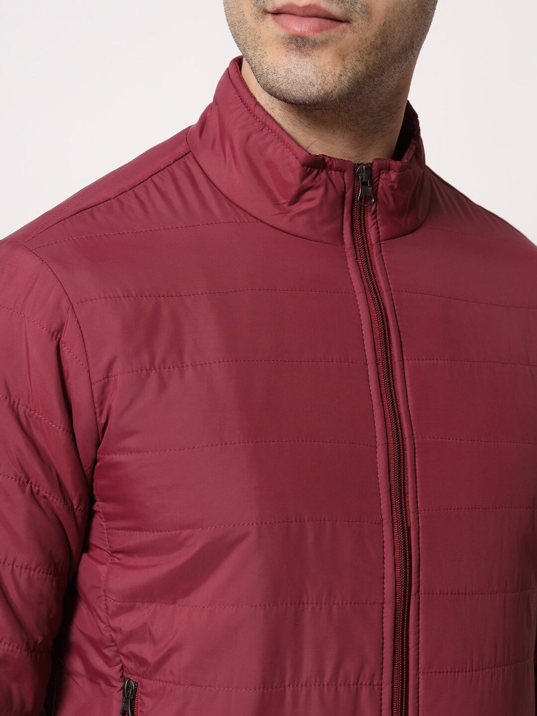 Kotty Men Maroon Outdoor Padded Jacket