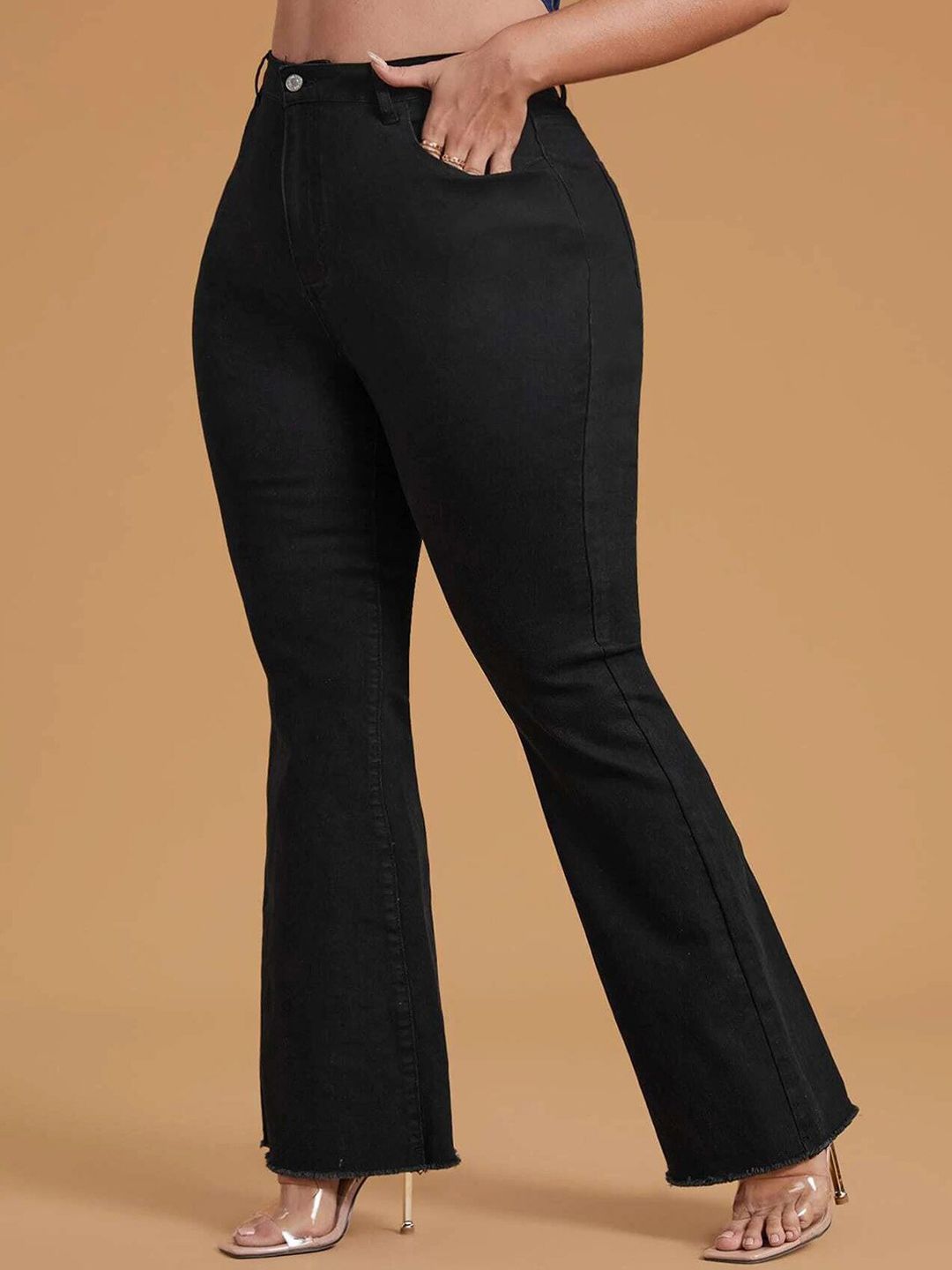 Kotty Women Jean Bootcut High-Rise Stretchable Jeans