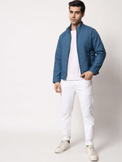 Kotty Men Blue Outdoor Puffer Jacket