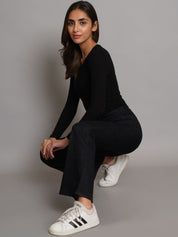 Kotty Women Jean Bootcut High-Rise Stretchable Jeans