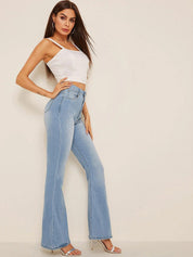 Kotty Women Bootcut High-Rise Stretchable Jeans