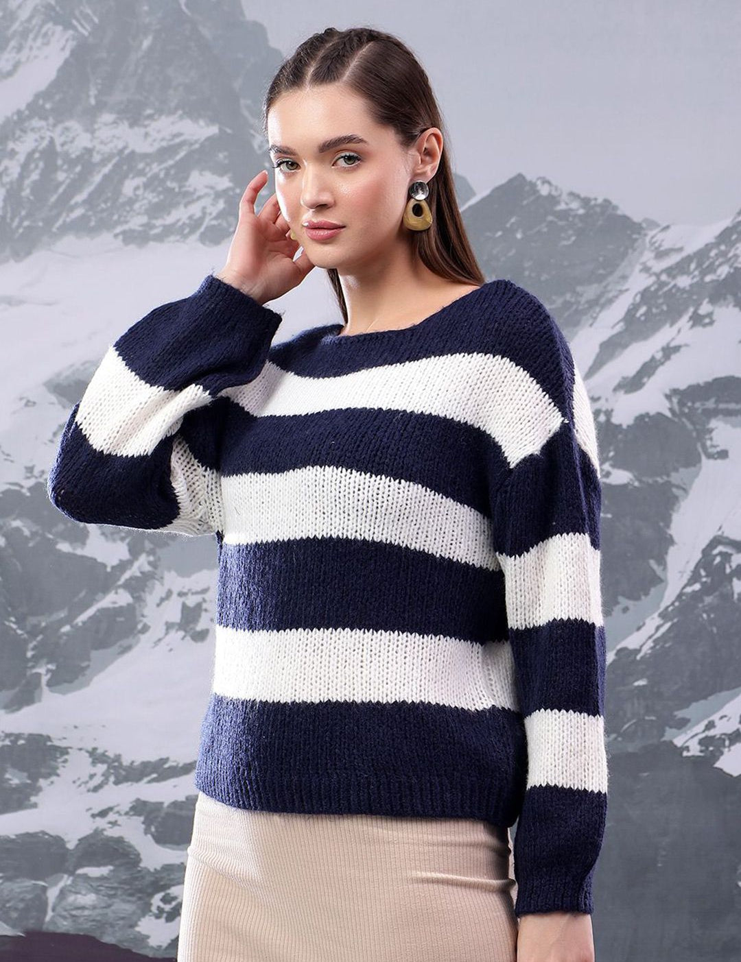Kotty Women Striped Pullover