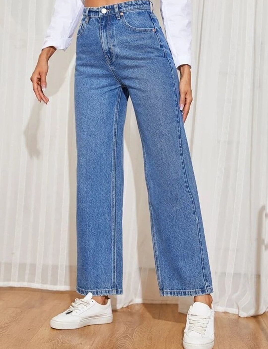 Kotty Women Blue Flared High-Rise Jeans