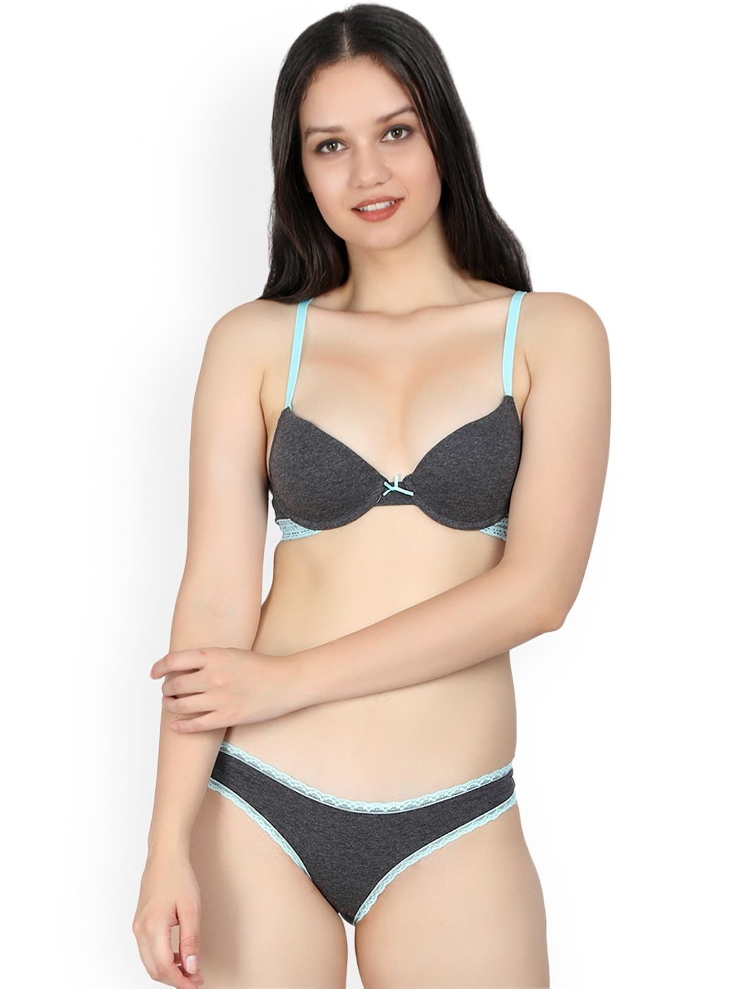 Kotty Women Black Lingerie Set KTTIW109