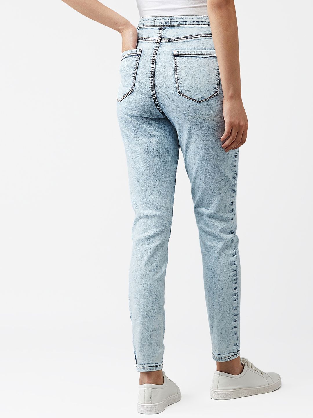 Kotty Women Blue Skinny Fit High-Rise Clean Look Jeans