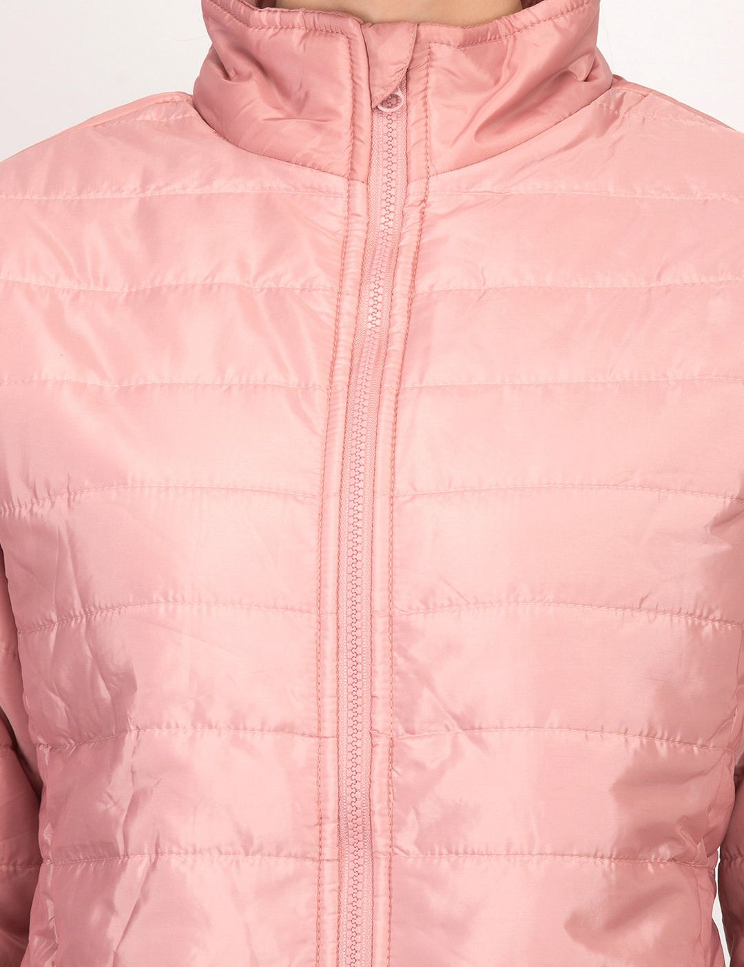 Kotty Women Pink Solid Insulator Padded Jacket