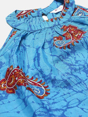 Kotty Multicoloured Floral Print Fit & Flare Midi Dress