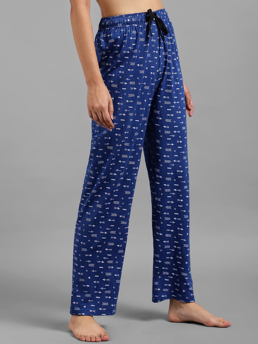 Kotty Women Green Printed Lounge Pants