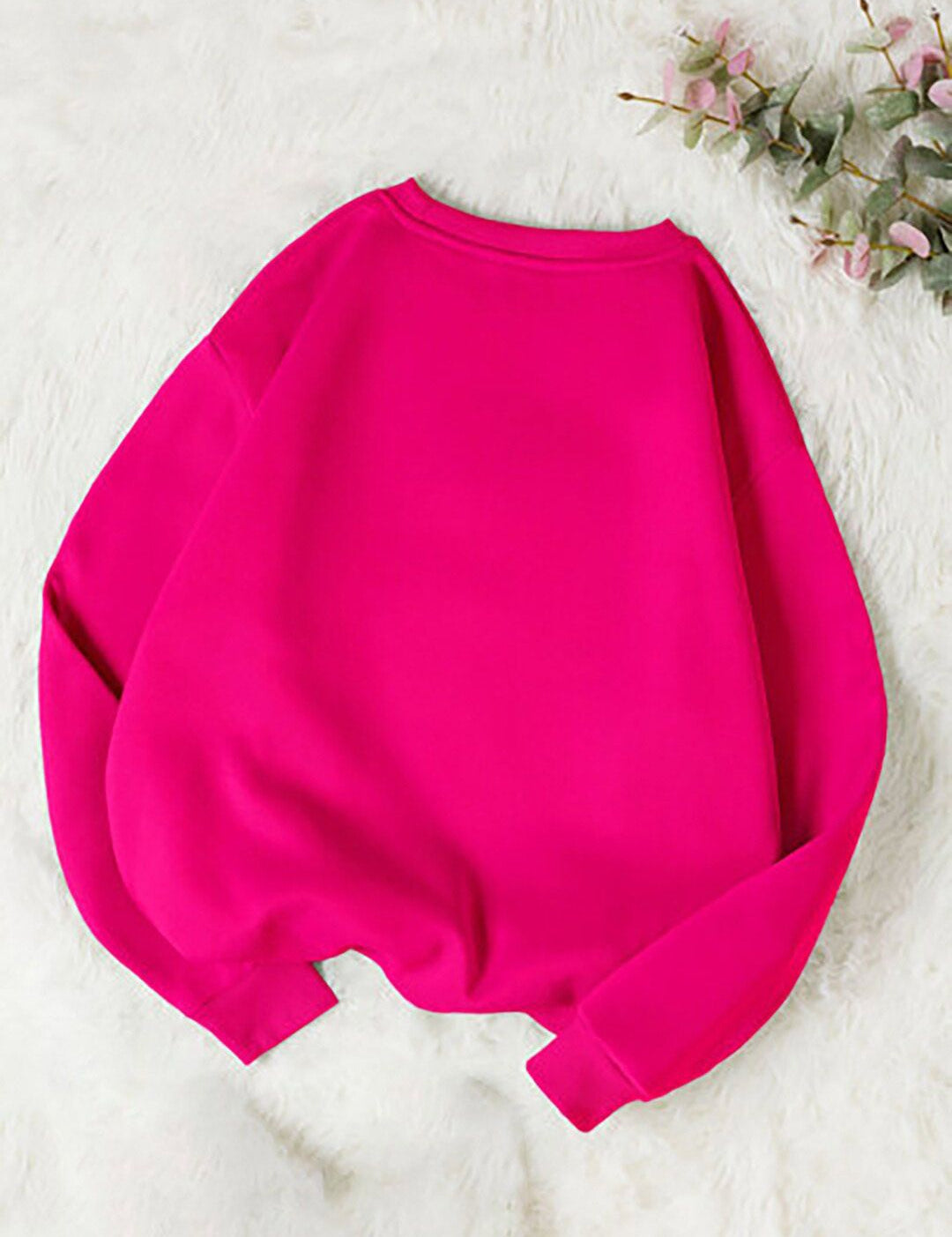 Kotty Printed Fleece Sweatshirt