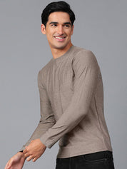 Kotty Round Neck Long Sleeves Regular Fit Casual T-shirt